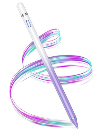 Stylus Pen for iPad, Active Stylus Pen for Touch Screens with Fine Point Tip and Magnetic Cap, Compatible with Apple iPad, iPhone, Android, Tablet and Other Capacitive Touch Screen (White Purple) - pzsku/Z49A24A9FB14141926C45Z/45/_/1734765064/e91db237-52fe-4a2d-bd68-f085a18c8d99