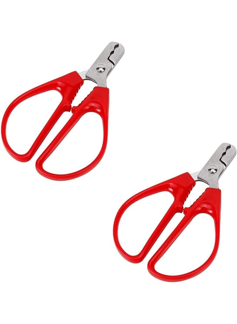 SYOSI Nut Cracker Shell Opener, Stainless Steel Pistachio and Seed Shelling Tool for Nuts, Ergonomic Non Slip Handle for Easy Shell Removal, Durable Kitchen Gadget for Home Baking and Cooking, 2 Pcs - Image 1