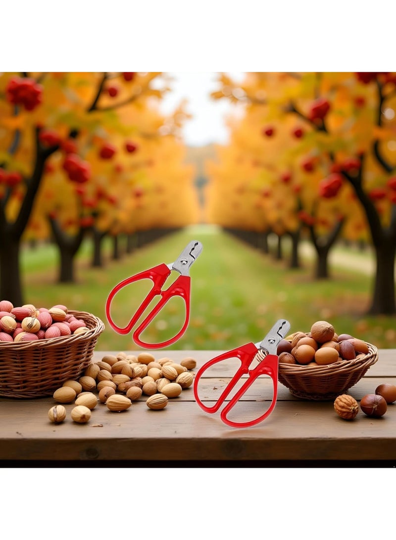 SYOSI Nut Cracker Shell Opener, Stainless Steel Pistachio and Seed Shelling Tool for Nuts, Ergonomic Non Slip Handle for Easy Shell Removal, Durable Kitchen Gadget for Home Baking and Cooking, 2 Pcs - Image 5