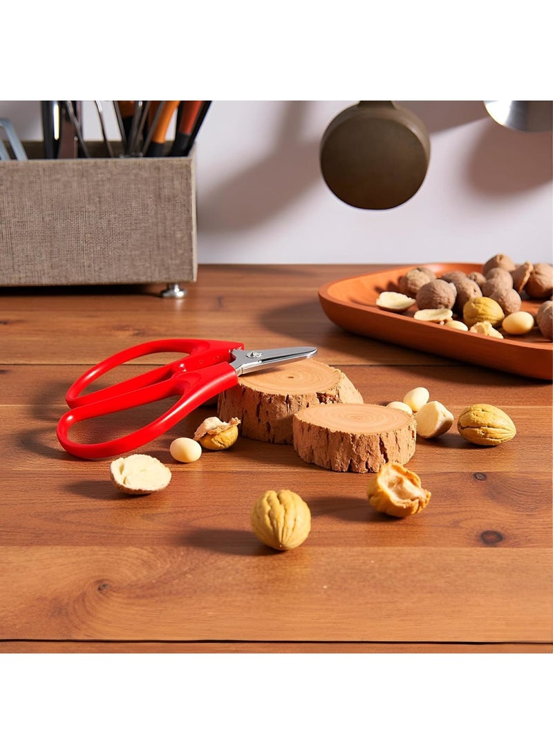 SYOSI Nut Cracker Shell Opener, Stainless Steel Pistachio and Seed Shelling Tool for Nuts, Ergonomic Non Slip Handle for Easy Shell Removal, Durable Kitchen Gadget for Home Baking and Cooking, 2 Pcs - Image 3