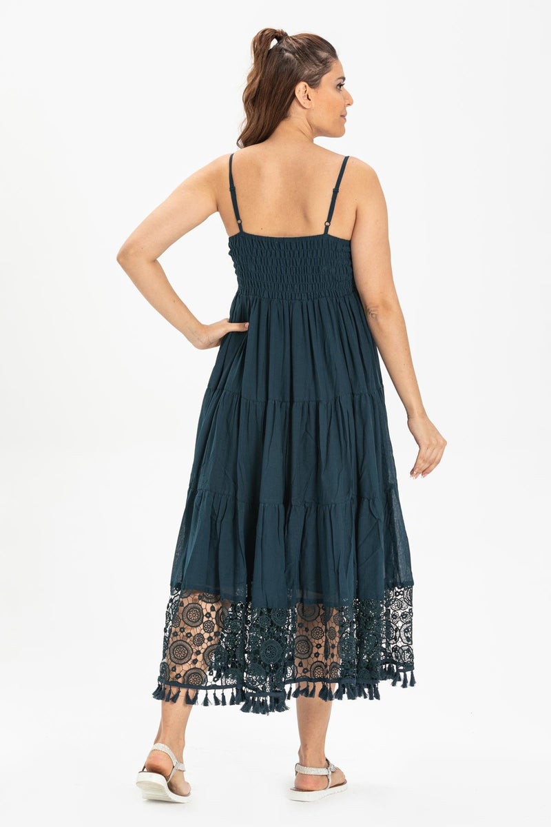Eliş Şile Bezi Tiered Lace Dress  - Image 4