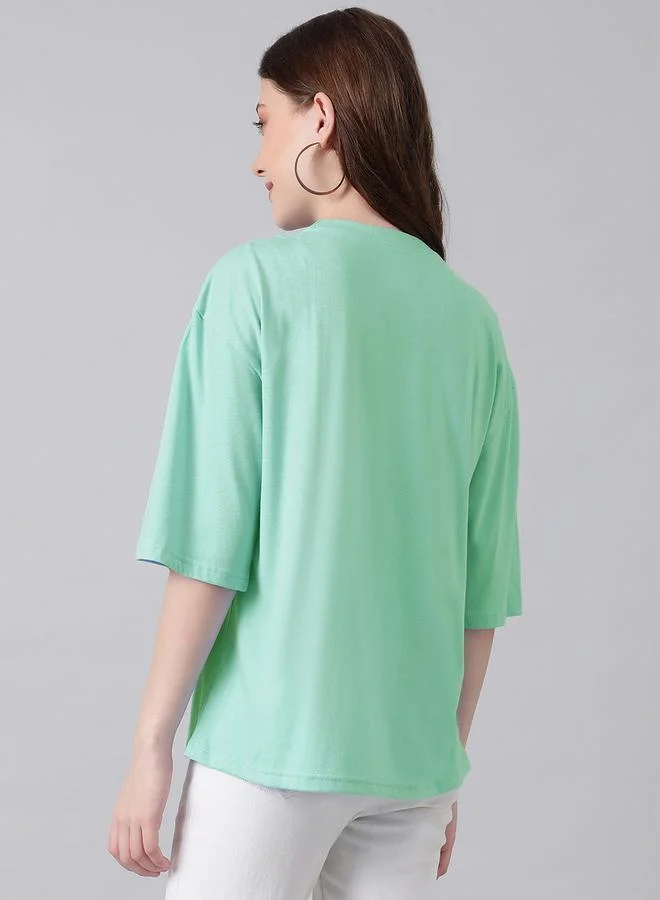 كوتي Oversized Panda Graphic Drop Shoulder T-Shirt by Styli