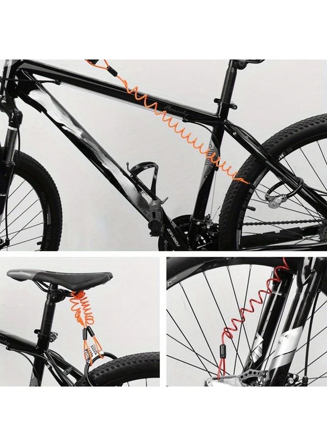 Yellow Motorcycle Alarm Disc Lock with Intelligent Sensing No Battery Required - Image 4