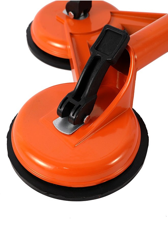 Aluminum Glass Suction Cup -3 Cups- Heavy-Duty Glass Lifter Tool with Strong Suction Power and Quick Release Mechanism -for Glass Installation, Window Repair, Tile Lifting and Granite Handling