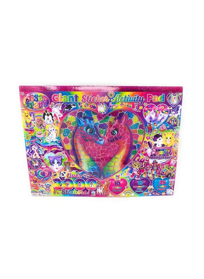 Lisa Frank Giant Sticker Activity Pad 2000+ Stickers 10 Sticker Sheets 15 Interactive Play Scenes 25 Design Pages (Deluxe Set) - Image 2