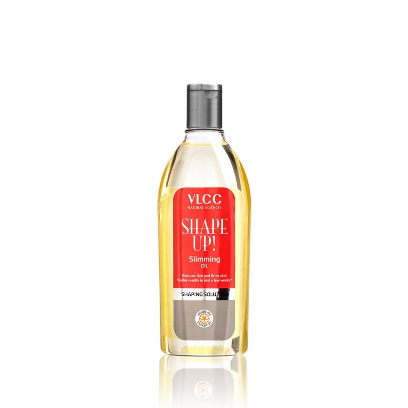 VLCC Shape Up Slimming Oil 200ml Fights Cellulite and Reduces Flab Firms Skin and Increases Skin Elasticity With Cypress Juniper Berry Fruit and Sweet Fennel Oil - Image 1