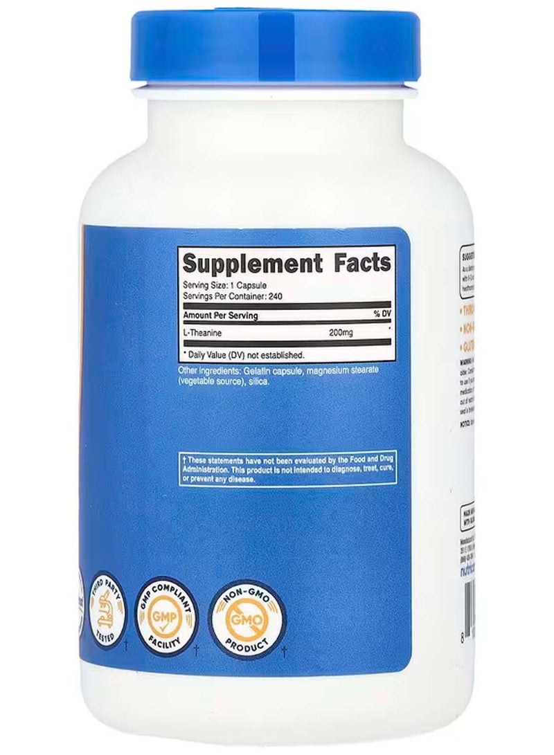 ل-ثيانين ، 200 ملجم ، 240 كبسولة - Image 2