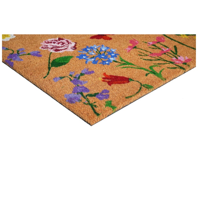 Calloway Mills AZ105991729 Floral Hello Doormat, 17" x 29", Multicolor - Image 3