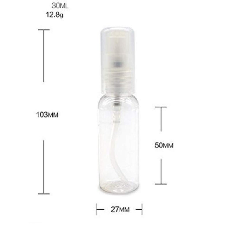 DIY Crafts DIY Crafts Design No 1 Pack Of 6 Pcs Empty Plastic Clear Pump Nozzle Bottle for Design No 1 Pack Of 6 Pcs  - Image 2