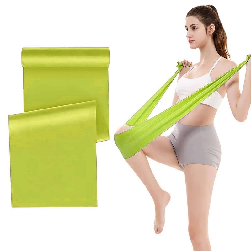 Physiogears Resistance Band - 1.5 Meters Therapy Band - Exercise Band for Gym, Workout, Yoga, Physical Therapy, Home Exercise Training for Women & Men (Neon) - Image 1