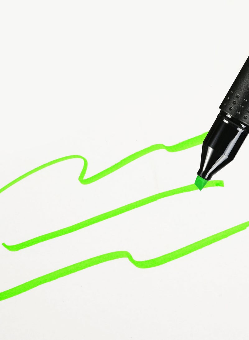 Artline 12 Pieces  660 Highlighter, Text Marker, 1-4mm, Fluorescent Colour:Green - ARFL660GR - Image 2