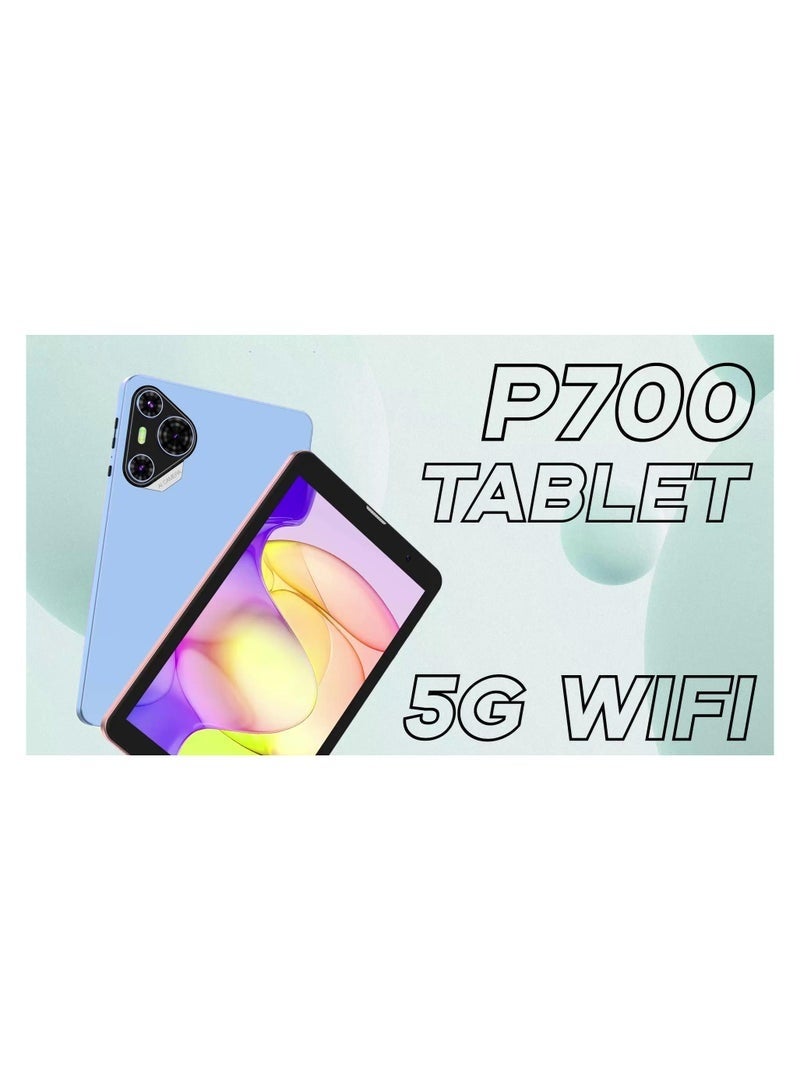 Telzeal P700 5G 7-Inch Android Tablet with Dual SIM, 6GB RAM, 256GB ROM, 3000mAh Battery, HD Display, Wi-Fi & Bluetooth – Compact Lightweight Design – Grey - Image 2