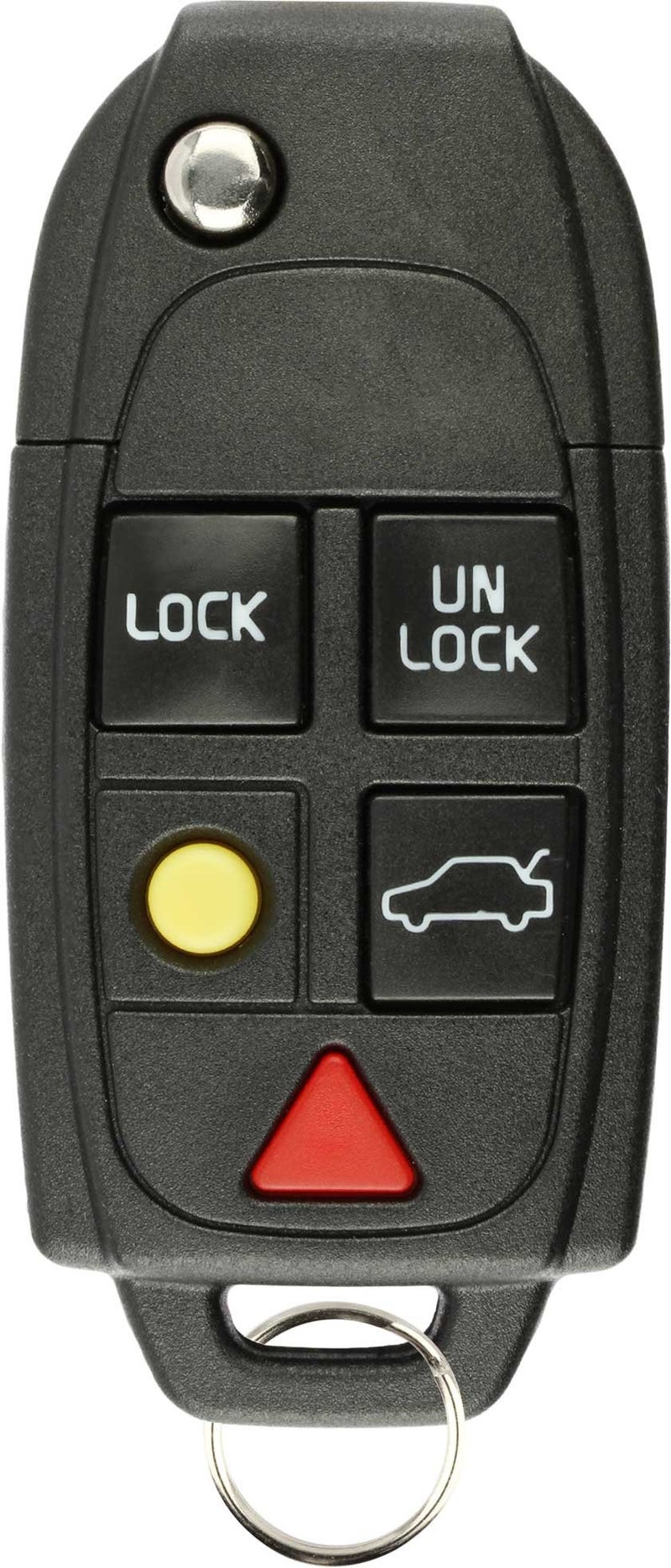 KeylessOption Keyless Entry Remote Control Uncut Blank Car Ignition Key Fob Replacement for LQNP2T-APU - Image 1