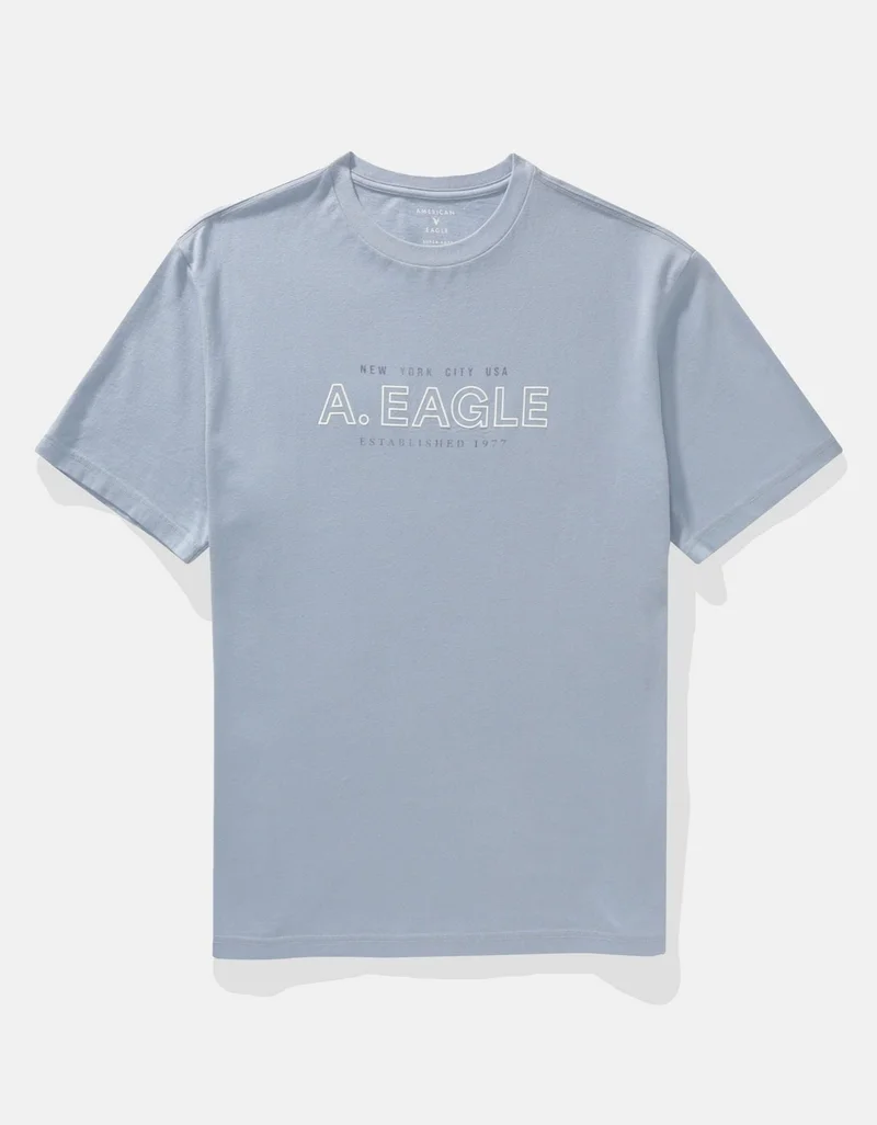 American Eagle  AE Logo Graphic T-Shirt for Men | Best Price UAE