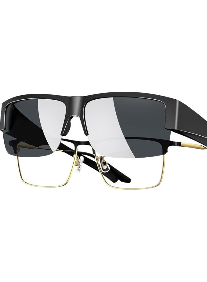 CAXMAN Polarized Clip-On Sunglasses For Men And Women, Nearsighted Sunglasses, Driving Glasses, Eyeglass Frames - Image 3