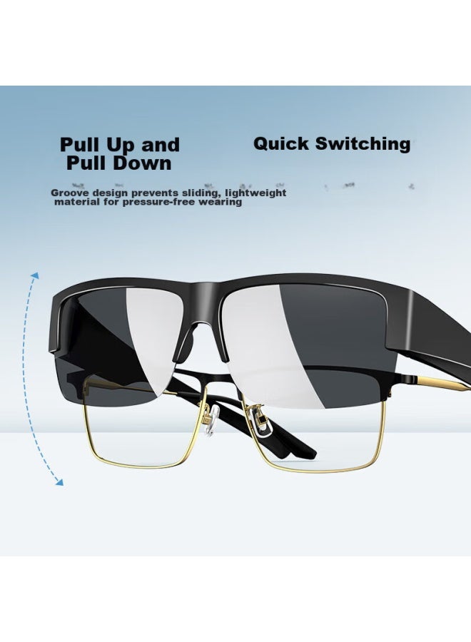 Caxman Polarized Clip-on Sungl For Men And Women, Nearsighted Sungl, Driving Gl, Eyeglass Frames - Image 3
