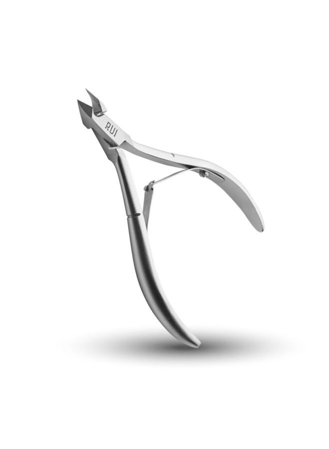 Rui Smiths Professional Cuticle Nippers | Precision Surgical-Grade Stainless Steel Cuticle Trimmer, French Handle, Double Spring, 5mm Jaw (Half Jaw) - Image 1