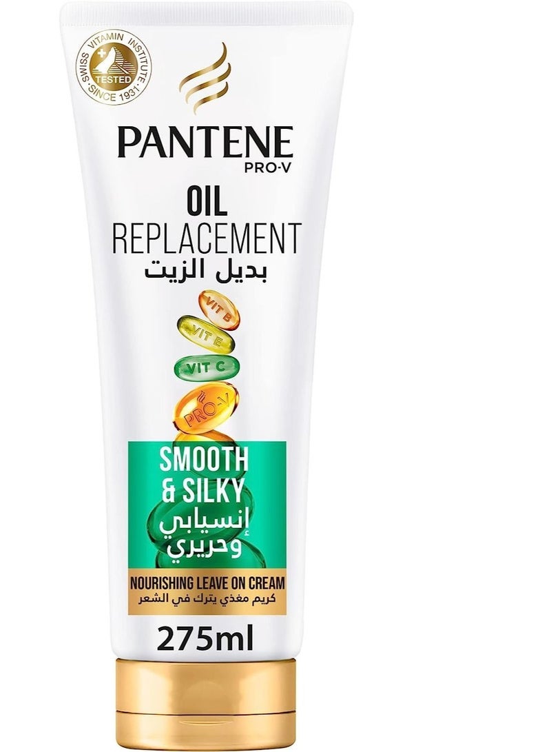 بانتين برو في بديل الزيت الناعم والحريري للشعر المجعد، بلسم يترك على الداخل، 275 مل، متعدد الألوان - Image 1