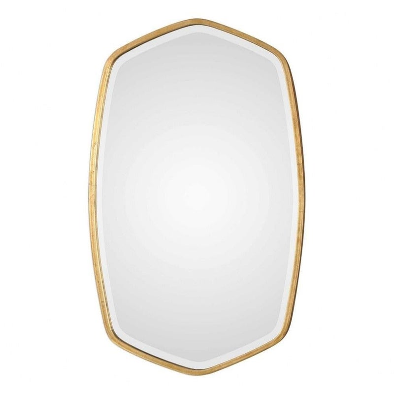 Uttermost Duronia Antique Gold Leaf 22 14 x 36 14 Wall Mirror