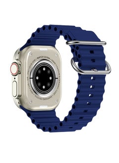 JOYFOCUS 220.0 Mah Smart Watch Smart Watch Bluetooth Calling Support Wireless Charging With Replacement Band Blue  - Image 4