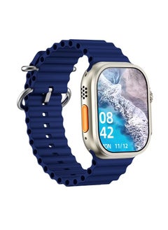 JOYFOCUS 220.0 Mah Smart Watch Smart Watch Bluetooth Calling Support Wireless Charging With Replacement Band Blue  - Image 2