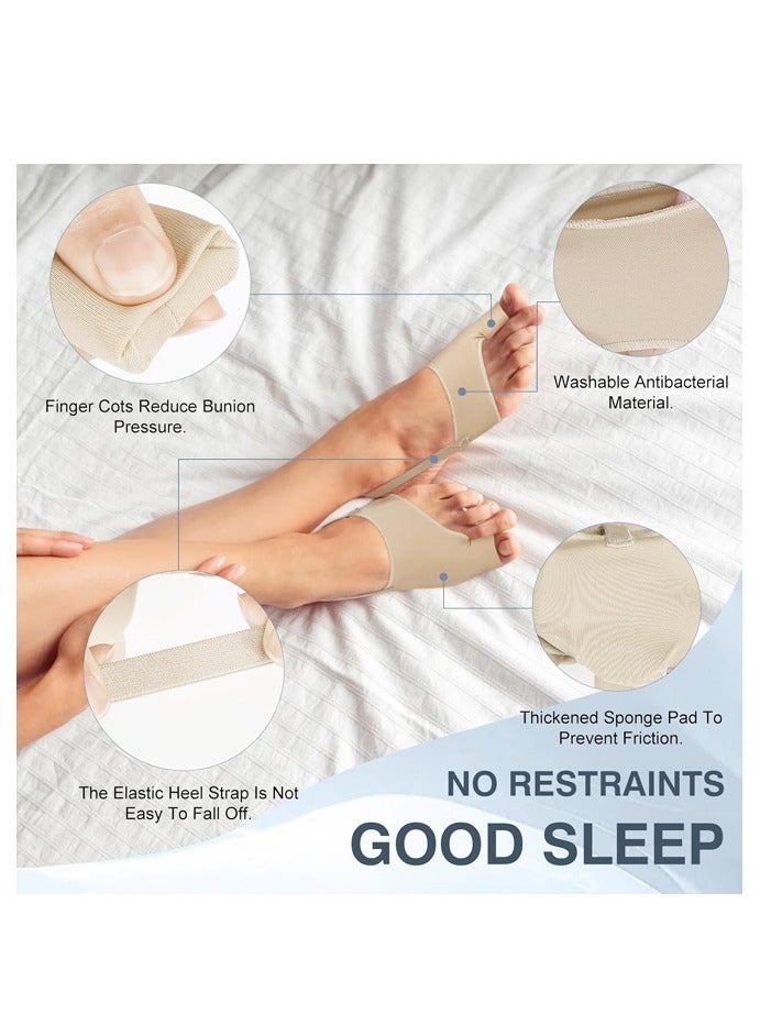 2 Pcs Bunion Corrector for Women & Men, Comfortable & Breathable for Day/Night Support, Hallux Valgus Pain Relief, S size - Image 3