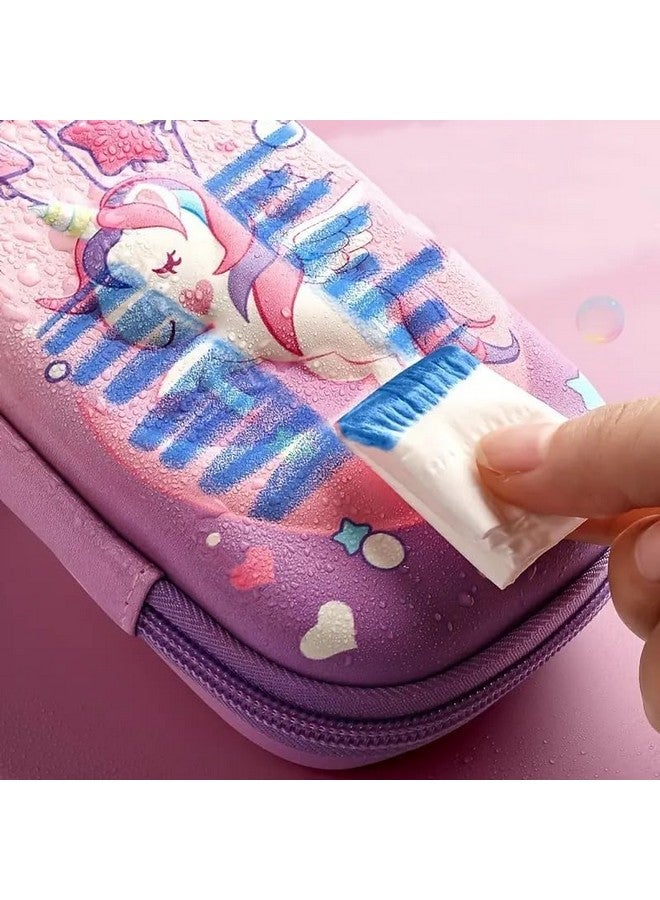 NGEL 3D Cover EVA Pencil Case || Large Capacity Pencil Pouch for Boys & Girls || Cartoon Design Pencil Box/Case/Pouch for School (Print May Very) (Pack of 1) (Unicon Pouch) - Image 5