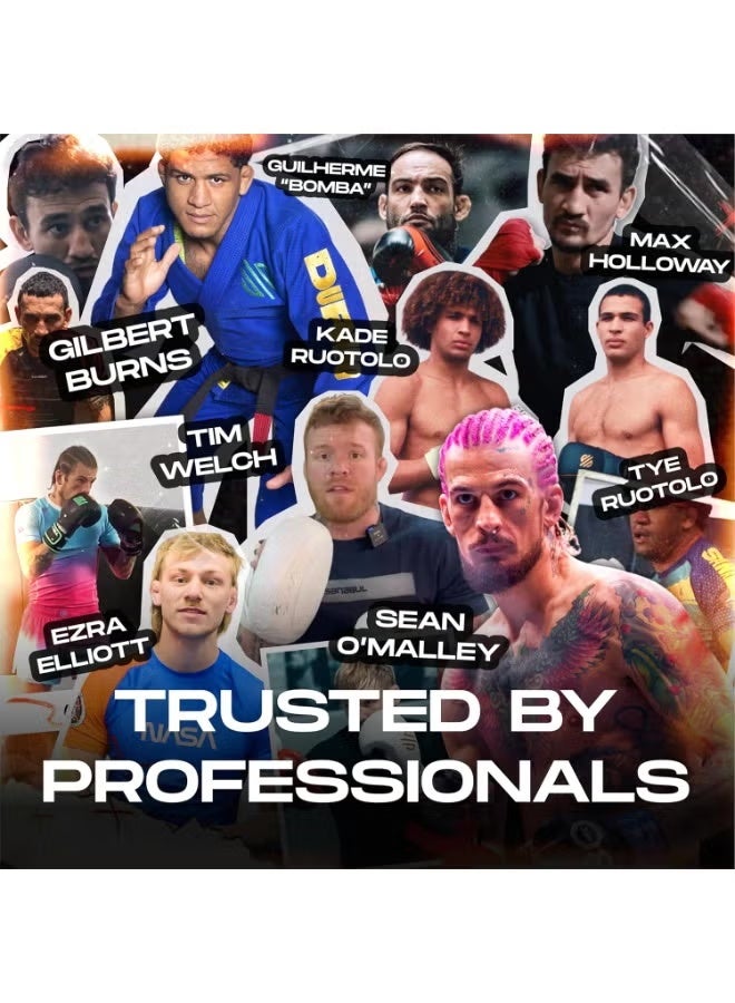 سنابول قفازات ملاكمة جل أساسية للرجال والنساء - قفازات تدريب احترافية للكيك بوكسينج والفنون القتالية المختلطة والمواي تاي مع بطانة جل ممتصة للصدمات للكيس الثقيل والملاكمة - أسود/أخضر - Image 5