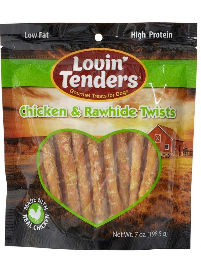 Generic Lovin' Tenders Chicken & Rawhide Twists Natural Dog Treats 7 oz  - Image 1