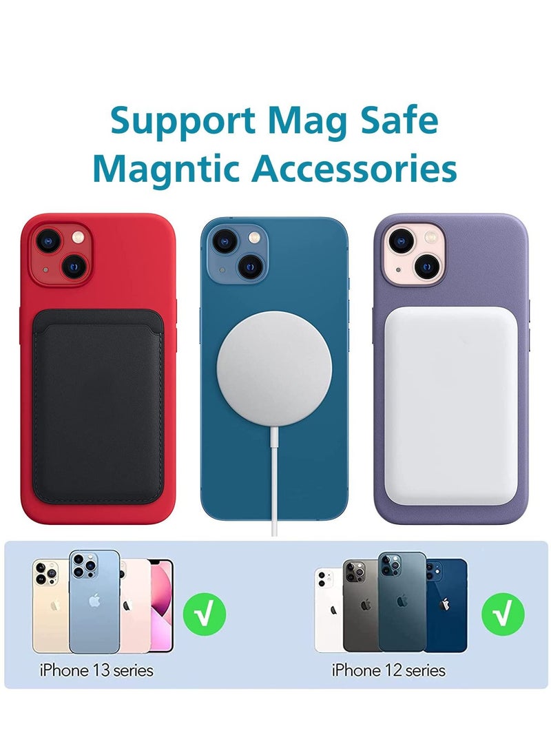 Generic - Universal Magnetic Ring, Magnetic Wireless Charging Conversion Kit, Magnetic Wireless Charger Universal Metal Rings Compatible with iPhone 14/14 Pro/13 mini/13 Pro Max/12 Galaxy S21 etc(White,2pcs) - Image 1