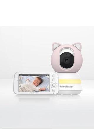 Baby Camera - Monitor & APP - White + Blue + Pink