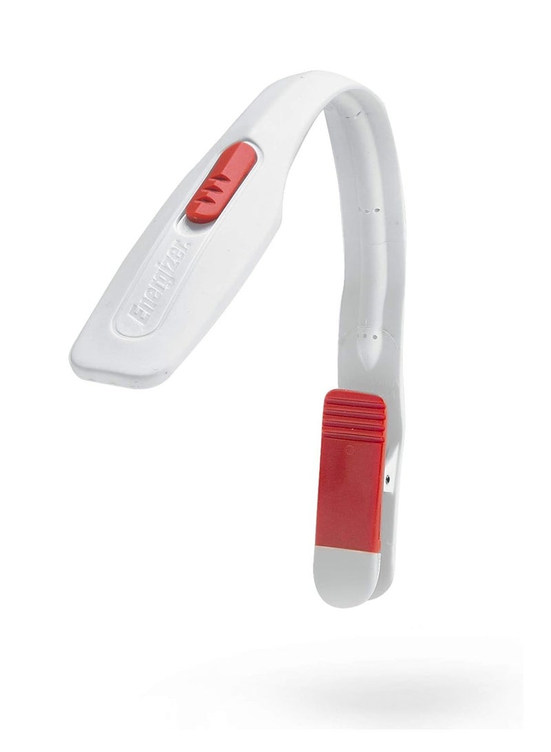 Energizer Energizer clip on book light for reading in bed LED reading light for books and kindles 25 hour run time kindle & book reading lamp batteries included white - Image 1