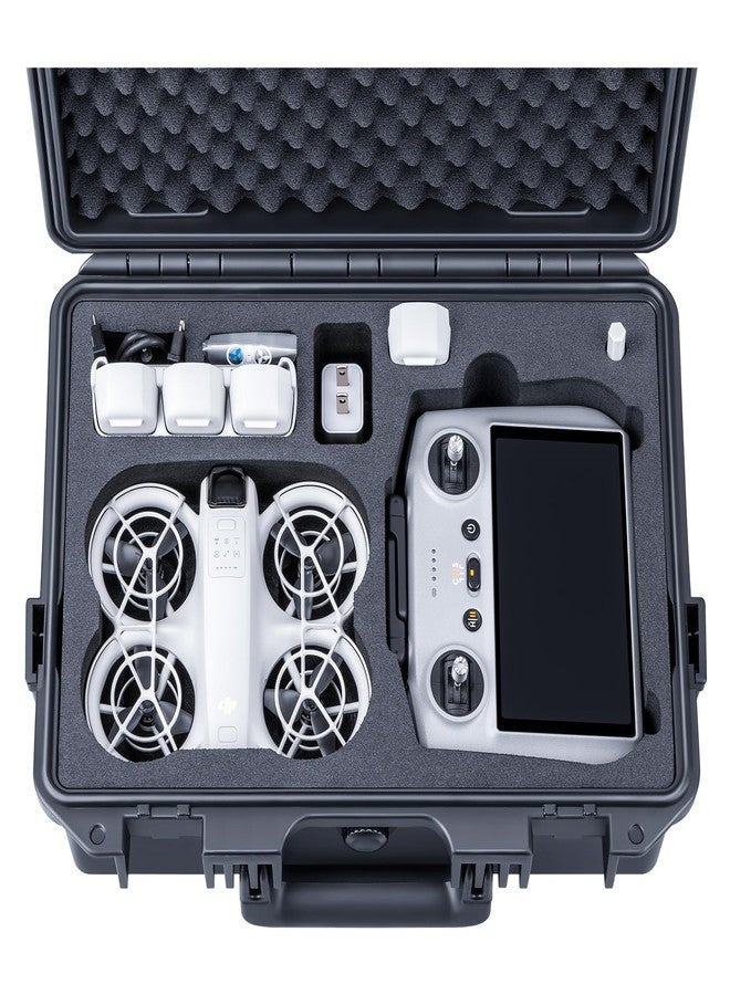 Lykus Titan N110 Waterproof Hard Case for DJI Neo Combo, RC-N3/DJI RC 2, Support Up to 7 batteries [CASE ONLY] - Image 1