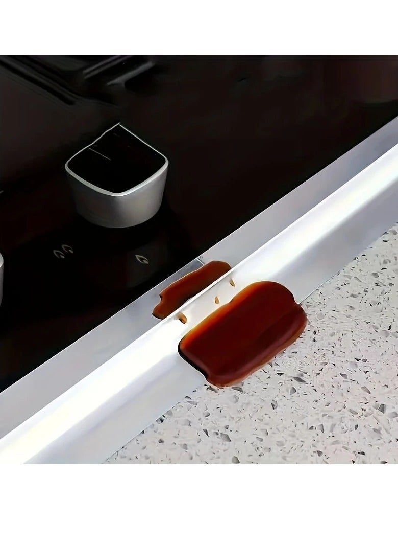 بامير ملصق مقاوم للماء، شريط سطح العمل، شريط رقائق الألومنيوم العازل للحرارة، ملحقات المطبخ والحمام - Image 3