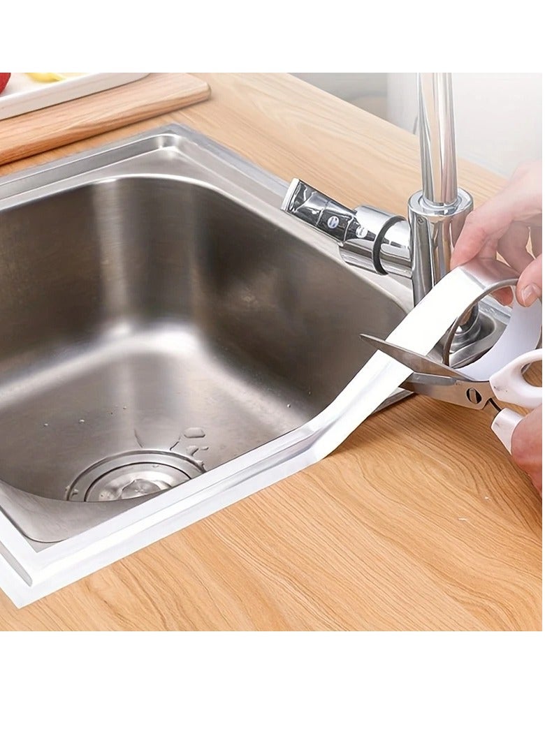 بامير ملصق مقاوم للماء، شريط سطح العمل، شريط رقائق الألومنيوم العازل للحرارة، ملحقات المطبخ والحمام - Image 4