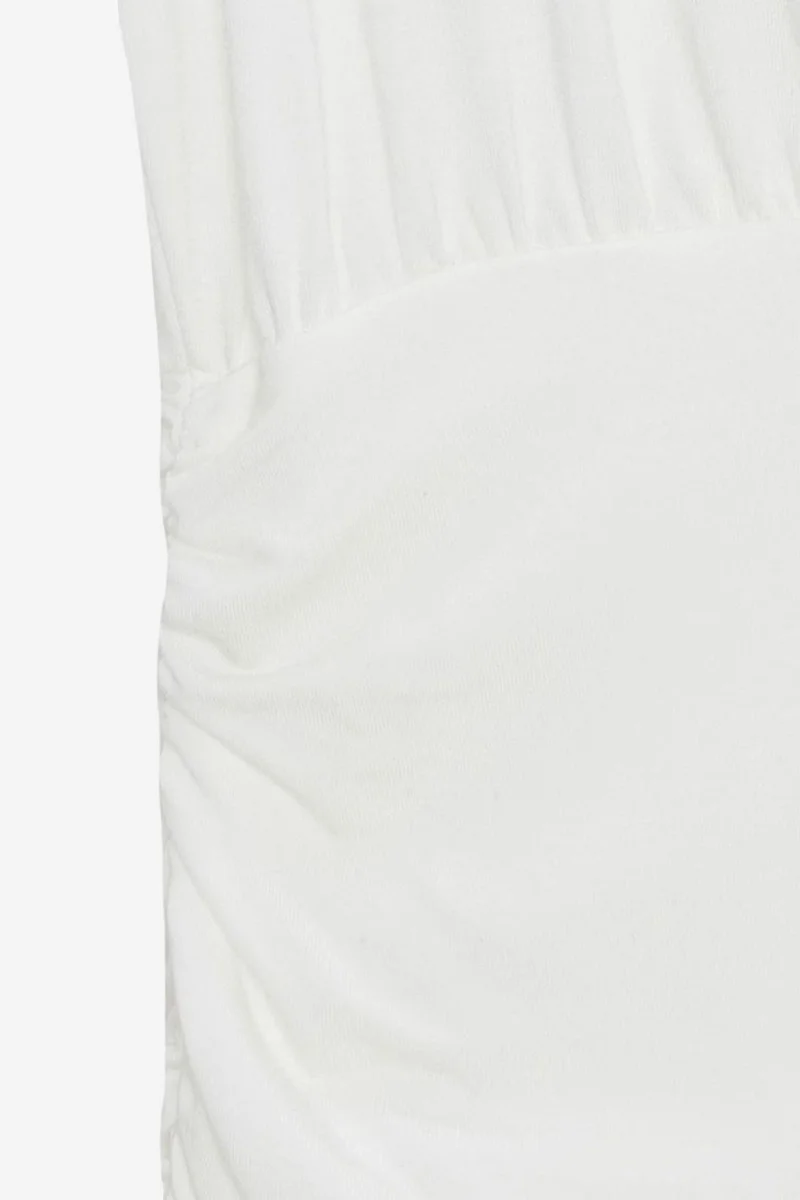 Dilvin White DILVIN Women's Modal Blend Cut-out Crew Neck Blouse for Women | Best Price UAE