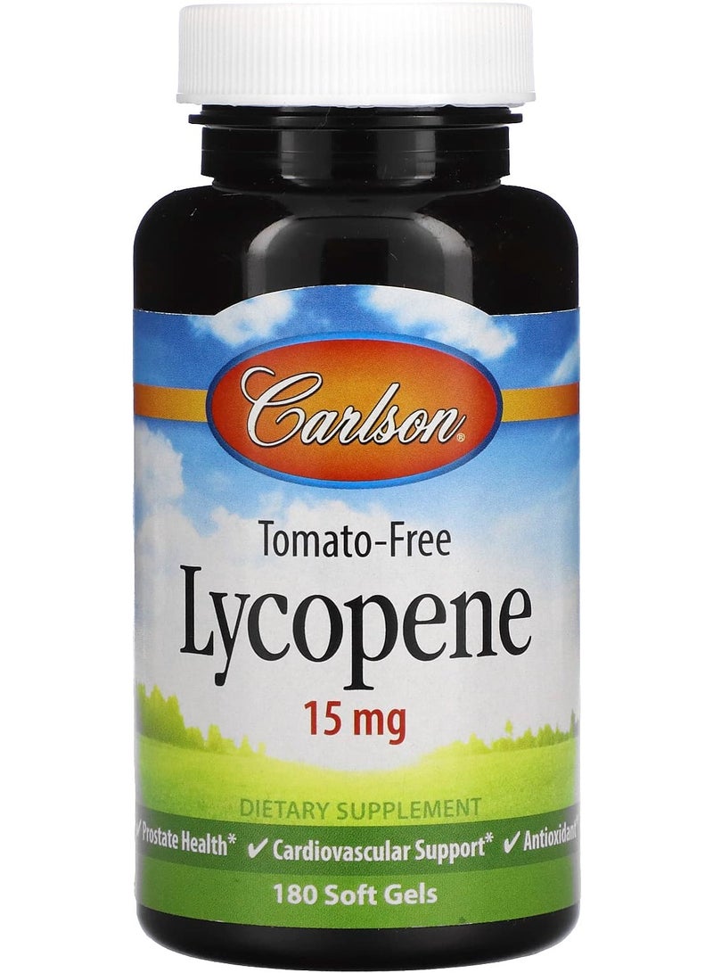 Lycopene, 15 mg, 180 Soft Gels