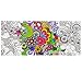 Dvbonike Jumbo Mandala Coloring Poster Giant Flower DIY Drawing Paper Art Blank Banner 551 x 236 Inch Colorin Table Cover Wall Decoration School Group Activities for Kids Arts Craft Party Suppiles - Image 3