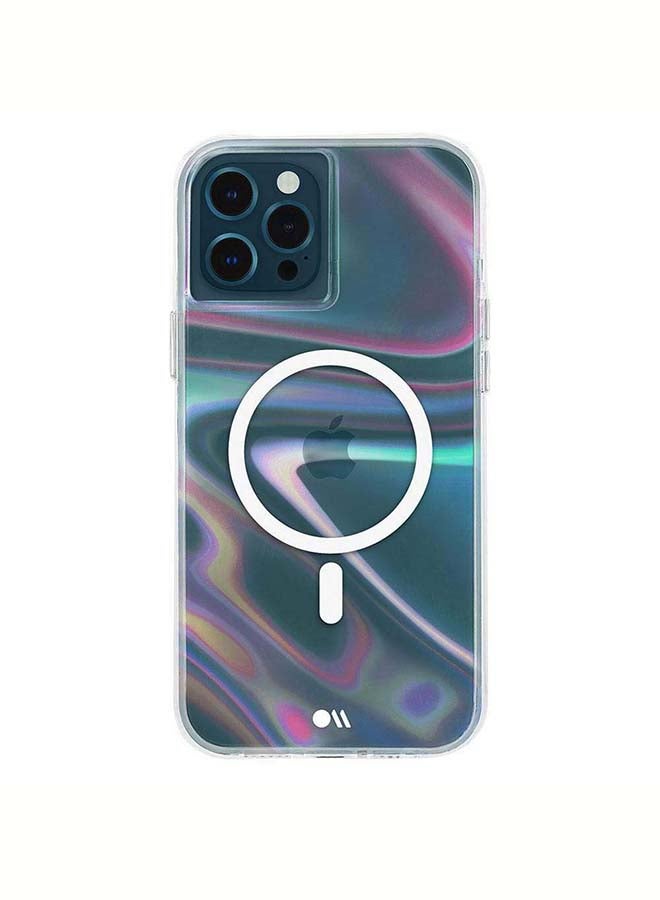 CASE-MATE Soap Bubble with MagSafe and Antimicrobial For iPhone 13 Iridescent - Image 1