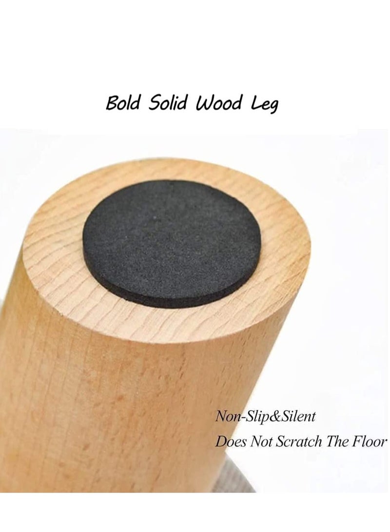 ماركة غير محددة مسند قدم من القماش المستدير من FFD مع مقعد مبطن لتغيير الحذاء بشكل مثالي  - Image 3