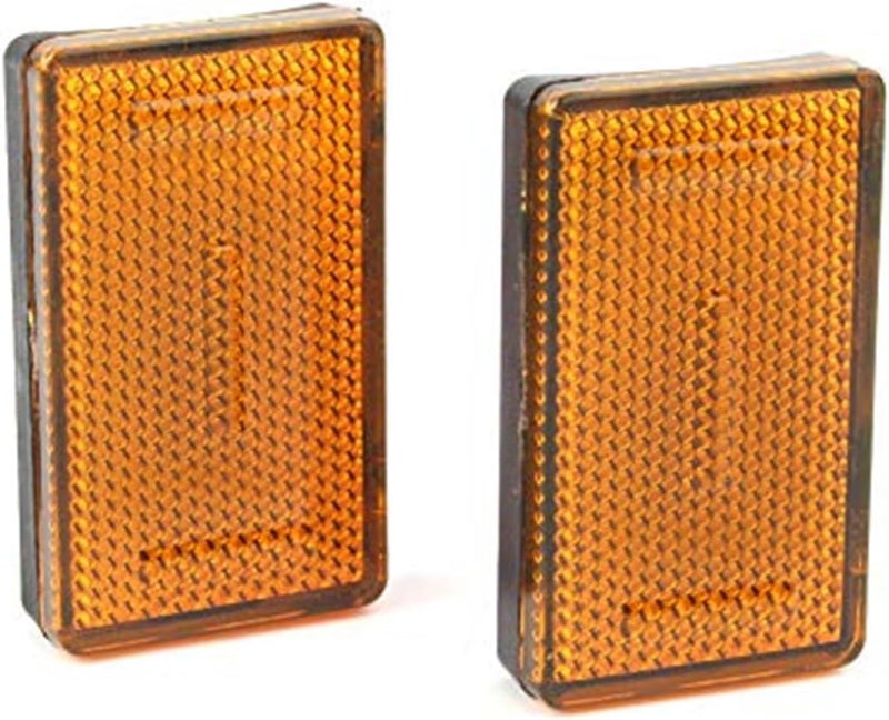 Wivplex Amber Motorcycle Front Fork Reflector Covers - Image 3