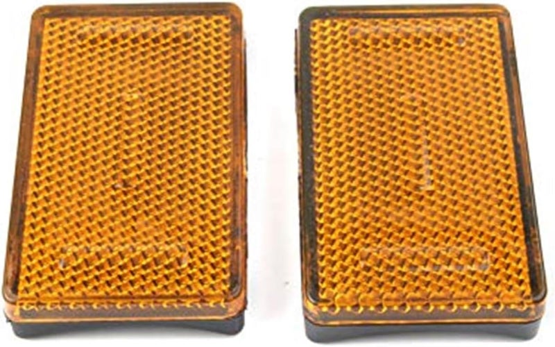 Wivplex Amber Motorcycle Front Fork Reflector Covers - Image 5