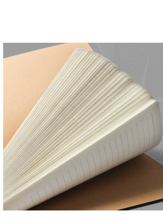 10PCS A5 Kraft & Black Notebook Set –  (5 Brown & 5 Black), 36 Sheets Each - view 3