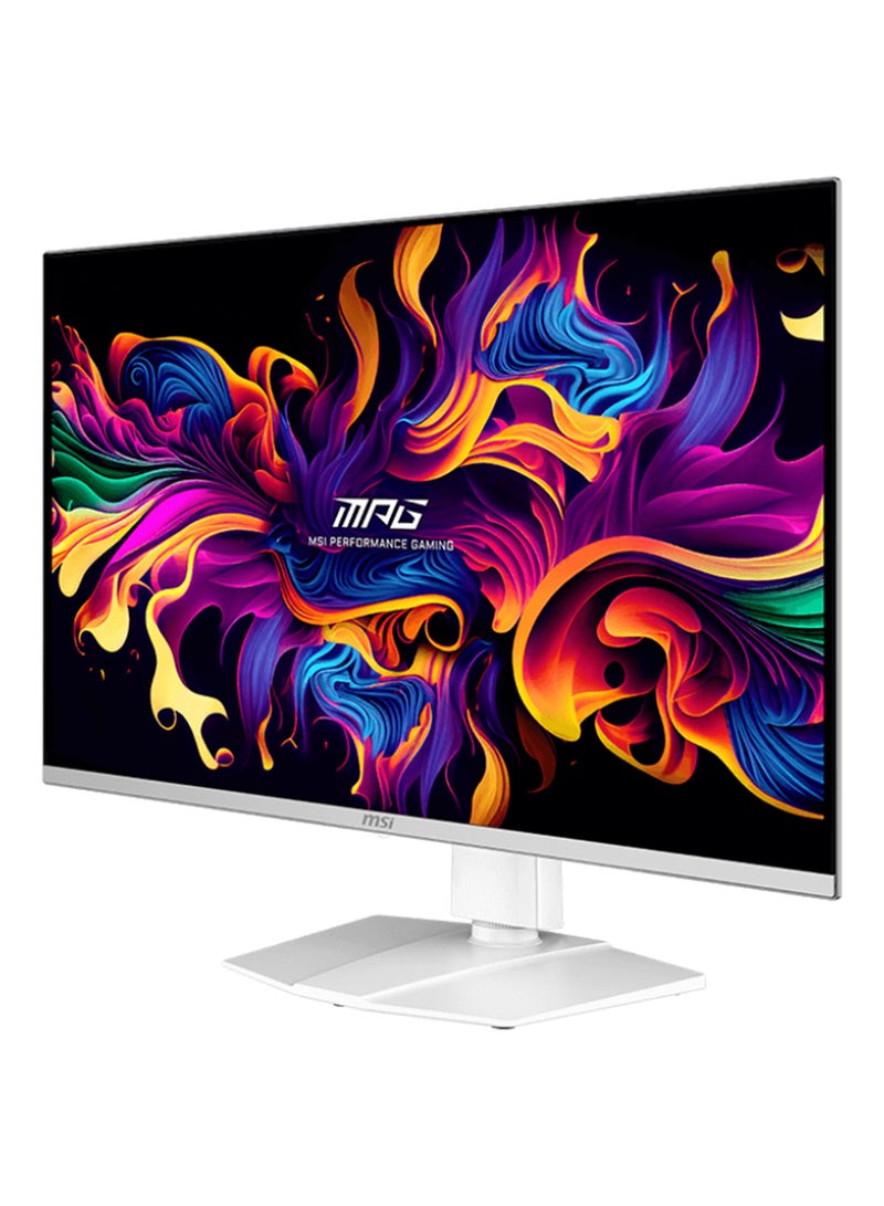 MSI MPG 321URXW QD-OLED 32" 4K UHD Gaming Monitor, 3840x2160, 240Hz, 0.03ms, HDR True Black 400, 99% DCI-P3, HDMI 2.1, DisplayPort 1.4, USB-C 90W, KVM, PiP/PbP, Mystic Light RGB, Adjustable Stand, White | 9S6-3DD29A-038 - Image 4