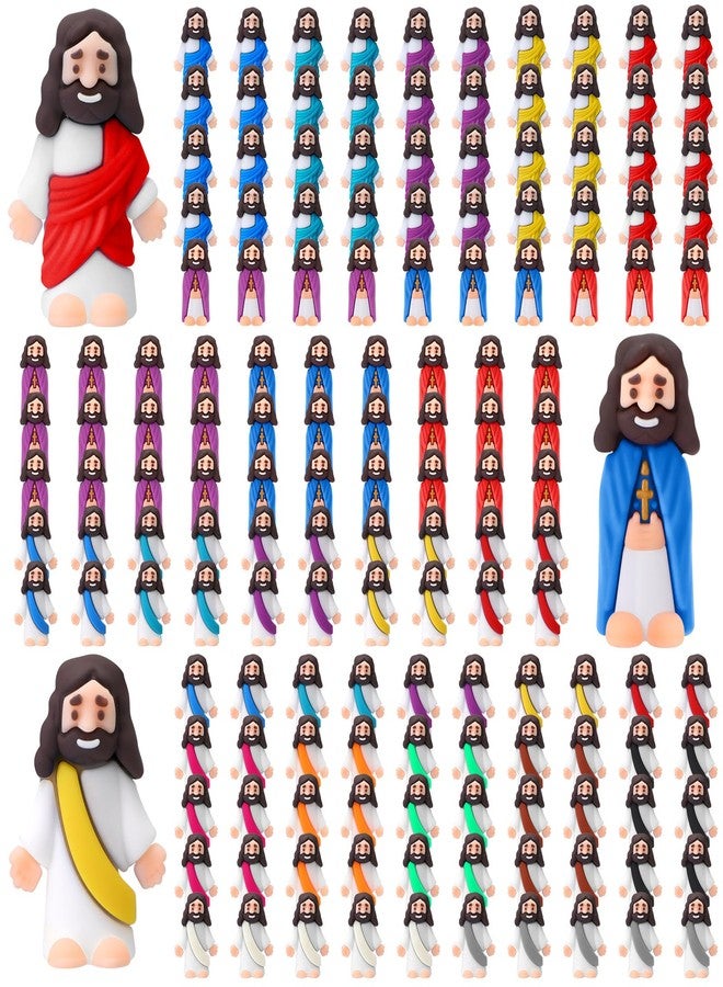 بيميمو مجموعة Bememo من 300 قطعة من تماثيل يسوع الصغيرة، مناسبة للجميع، ألعاب جيبية للمشاركة ونشر المحبة، هدايا دينية للحفلات والكنائس ومدارس الأحد - Image 1