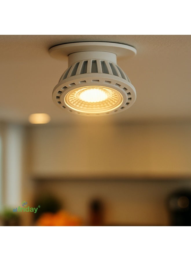 alfriday AL BARKS MR16 LED Spotlight | 9 W Dual‑CCT (3000 K / 6000 K) | High CRI 90+ | GU5.3 Base 12 V | Halogen Replacement for Track & Downlights - Image 2