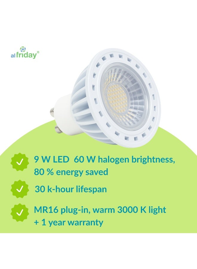 alfriday AL BARKS MR16 LED Spotlight | 9 W Dual‑CCT (3000 K / 6000 K) | High CRI 90+ | GU5.3 Base 12 V | Halogen Replacement for Track & Downlights - Image 4