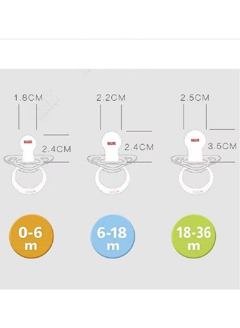 نوك لهّايات NUK | 2 عبوة من اللهايات | حلمة قلب | لهّايات سيليكون خالية من مادة BPA | لهّايات مضادة للتفلطح | لعبة تسنين الأطفال - Image 5