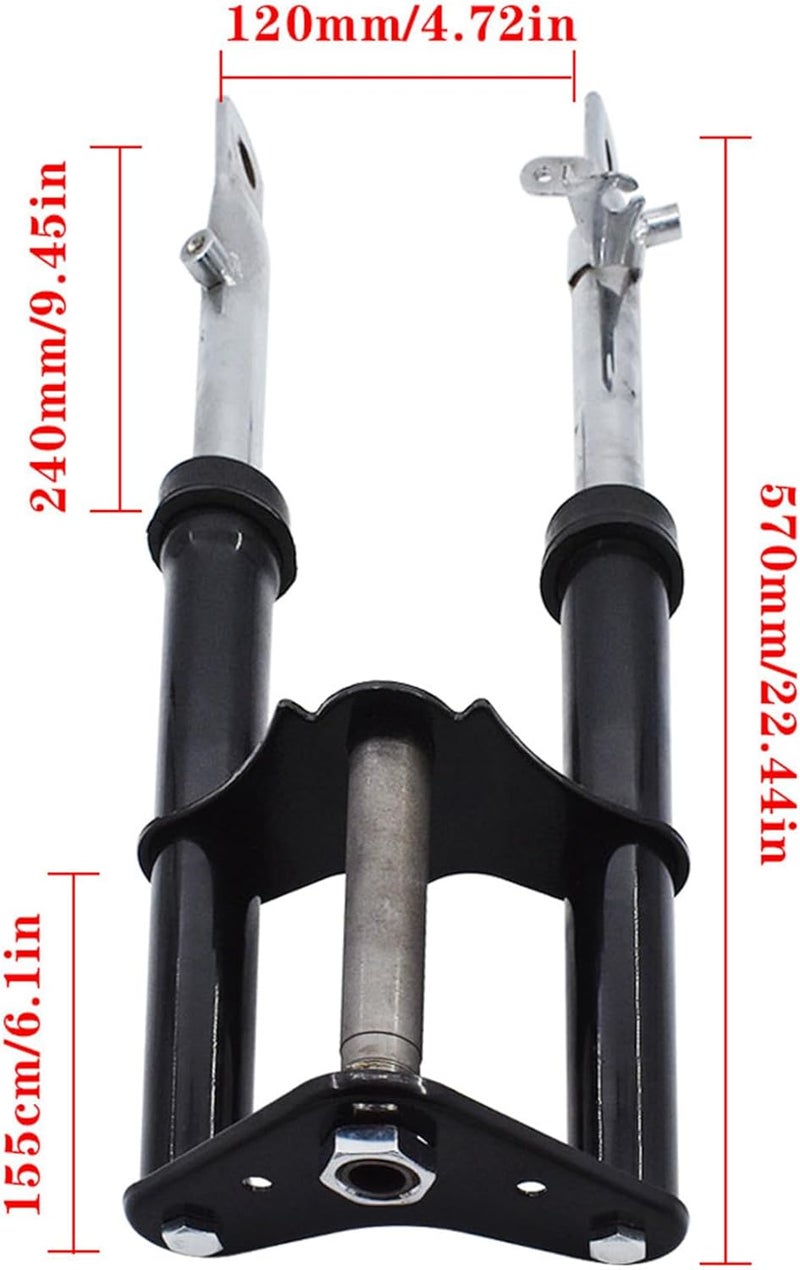munirater Front Fork Shock Black Replacement for 50 CRF50 CRF 50 2000-2014 Suspension - Image 2
