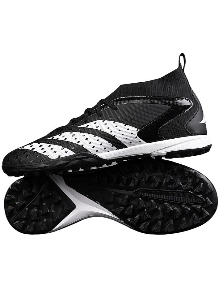 SKT Shiketro Men's And Women's Football Shoes, Outdoor Turf Indoor Football Training Shoes, Low-Top Breathable And Non-Slip Sports Shoes, Football Track And Field Training Shoes, Long Spikes And Short Spikes  - Image 1